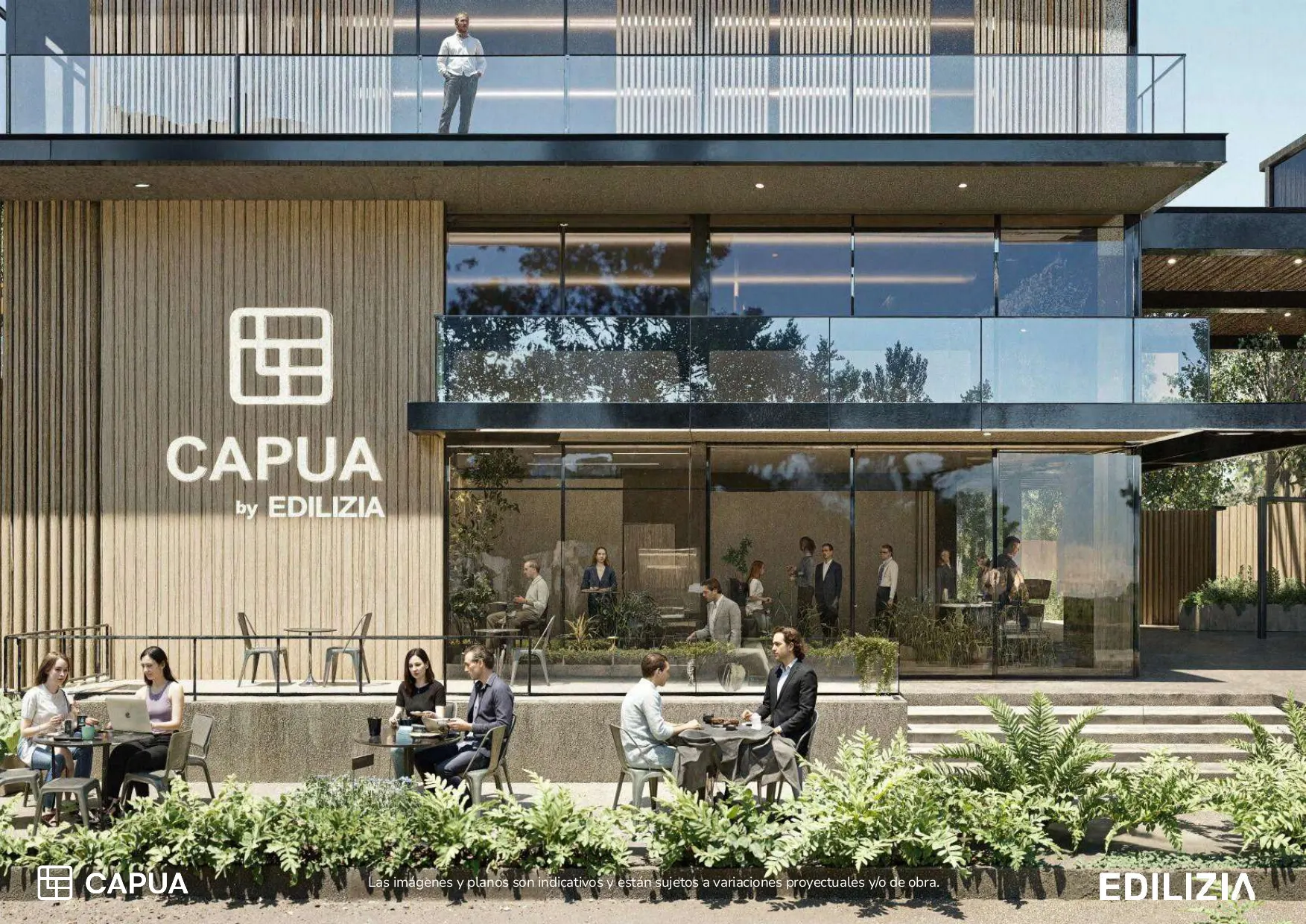 Interior del complejo Capua